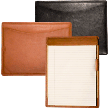 Pebble Leather Padfolio Tablet Gift Set